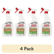 (4 pack) Nature's Miracle Hard Floor Cleaner, Dual-Action Dog & Cat Stain and Odor Remover, 24 oz
