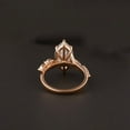 thumbnail image 4 of solitaire jewels 5 Stone 2.5CT Marquise Moissanite Engagement Ring For Women, 10K Rose Gold, 4 of 6