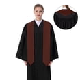 thumbnail image 4 of Haiem Brown Pattern Graduation Stole 2024 | Premium Satin Sash for Graduation Ceremony, 4 of 7