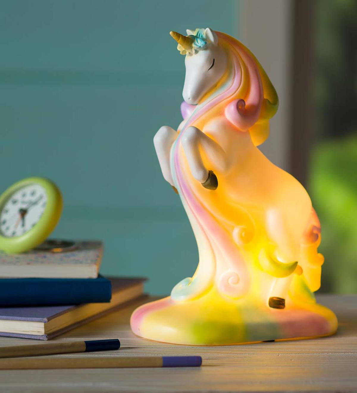 LED Unicorn Table Lamp with 54" Cord