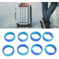 thumbnail image 5 of Veeki Luggage Suitcase Wheels Cover Carry On Silicone Mute Noise Reduction Luggage Foot Shock Shelter Shelter Shelter Foot Shoes (Type 2)-0518, 5 of 5