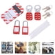 thumbnail image 5 of Kit De Bloqueo Y Etiquetado, Candado De Seguridad Etiqueta De Loto Antioxidante Resistente Al Calor Confiable Para Estación De Bloqueo Y Etiquetado, 5 of 8