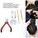 thumbnail image 4 of Kit de Herramientas de extensión de Cabello, Alicados de Cabello Kit de Herramientas de Micro Enlace Profesional Con Hojas de Aislamiente de Calor para Todos los Estilos, 4 of 7