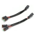 thumbnail image 3 of Work Lamp Adapter Wiring Harness, Universal 2pcs Male To Female Work Light Socket Wiring Harness IP68 Waterproof  For Car Modification, 3 of 8