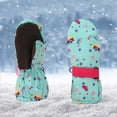 thumbnail image 4 of Kids Winter Warm Gloves 2-4Years Toddler Kids Boys Girls Gloves Winter Outdoor Windproof Warm Lock Temperature Ski Gloves, 4 of 7