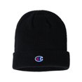 thumbnail image 1 of Champion Bonnet Côtelé, Taille Unique, Noir, 1 of 2