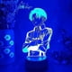 thumbnail image 1 of 2026 Attack on Titan 3D Anime Lamp Night Levi Ackerman Illusion Night Figurine from Attack On Titan Japanese Anime Led Sensor Lights, 1 of 5