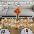 thumbnail image 6 of Artificial Maple Leaf Lights, 118 Inch 20 LED Warm Glow Battery Operated Timer Fall Garland Autumn Vine Hanging String Lamp Home Harvest Thanksgiving Decor Gadget., 6 of 7
