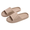 thumbnail image 3 of ibiyuan Men Slippers Black Slides for Women Non Open Toe Dressy Sandals Women Cute Women Summer Shoes for Causal Walking Work Vacation, 3 of 5