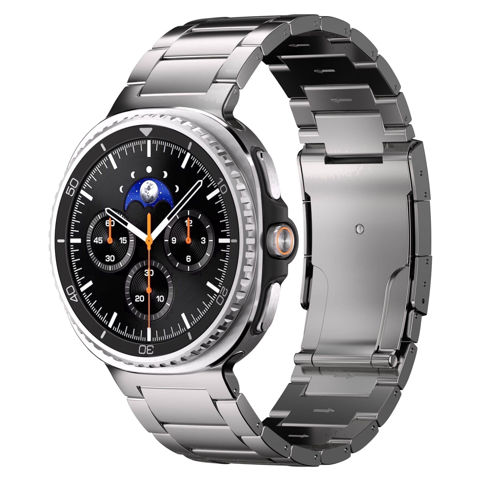 Titanium Band for Galaxy Watch 8 Classic (46mm) & Galaxy Watch 8 (40mm/44mm), Adjustable Metal Replacement Strap