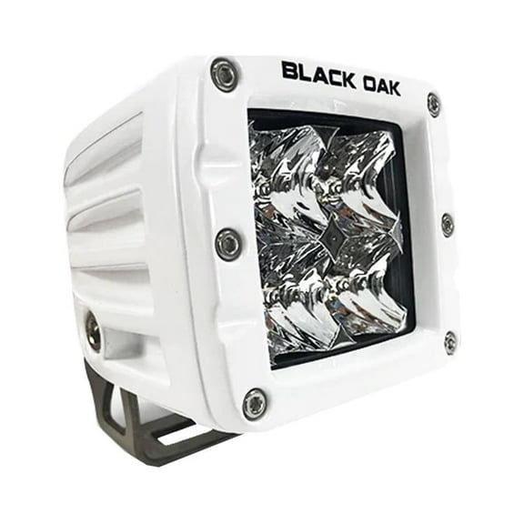 Black Oak 2" Marine LED Pod Light - Flood Optics - White Housin... [2FM-POD10CR]