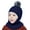 Navy, variant on Kids Ski Mask Balaclava for Boys Girls, Fleece Winter Face Mask Hat for Kids Toddler, Warm Balaclava Hood Neck Scarf(Navy,One Size)