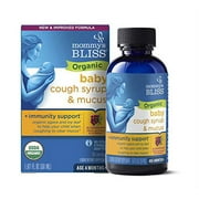 Mommy's Bliss Organic Baby Cough Syrup and Mucus + Immunity Support, Contains Organic Agave and Ivy Leaf, Made for Babies 4 month+, 1.67 Fluid Ounces