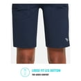 thumbnail image 5 of BALEAF Women's Bermuda Shorts Long Athletic Shorts High Waisted 10" for Running Walking Gym Quick Dry Navy Size S, 5 of 6