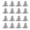 A003- C, variant on Transparent Christmas Tree Balloons with Inflatable Clear Design, 8-Pack, Clear, for Holiday Party Decor, Decorations