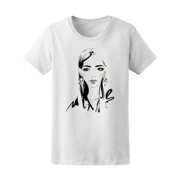 Beautiful Trendy Lady Fashion Tee Women's -Image by Shutterstock