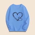 thumbnail image 3 of Bixock Summer Cotton Long Sleeve Shirts for Toddler Boys Girls Crew Neck Print Casual Tops for Big Kids Clothing Loose Casual Pullover Base T Shirt School Uniforms Tops, 3 of 6