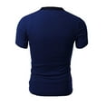 thumbnail image 2 of T-shirt à Manches Courtes Col en V pour Hommes Décontracté, 2 of 2