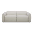 thumbnail image 2 of Moe's Home Collection Eli Power Recliner Sofa Warm White Fabric Sofas, 2 of 4