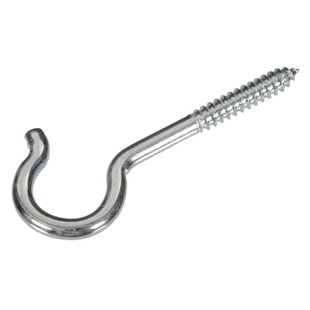 The Hillman Group 9152 Screw Hook Number 12, 1-11/16-Inch, 4-Pack