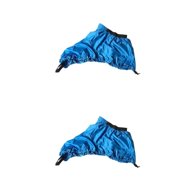Advancent Universal Ajustable Kayak Canoa Barco Cockpit Spray Cubierta Cubierta Azul L 2piezas