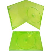 5 Empty Standard Xbox 360 Translucent Green Replacement Games Boxes / Cases