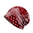 thumbnail image 2 of Gorra con estampado de flores de anacardo para hombre y mujer, estilo hip hop europeo y americano, moderna, tipo jersey, con babero, de doble uso, 2 of 2
