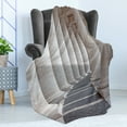 thumbnail image 4 of Pillar Soft Flannel Fleece Throw Blanket, Theme Roman Columns Stone Pillars Old Architecture Theme Digital Image, Cozy Plush for Indoor and Outdoor Use, 70" x 90", Dust and Grey, by Ambesonne, 4 of 5