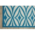 thumbnail image 4 of Nourison Sun N' Shade Indoor/Outdoor Azure 5'3" x 7'5" Area Rug, (5x7), 4 of 6