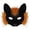 Brown, variant on Halloween Fursuit Kitty Fox Mask,Realistic Fox Cat Mask,Furry Foxy Masks Therian Costume for Animal Role-Play Party