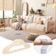 thumbnail image 1 of 10 perchas de flocado antideslizantes para el hogar (beige), 1 of 3