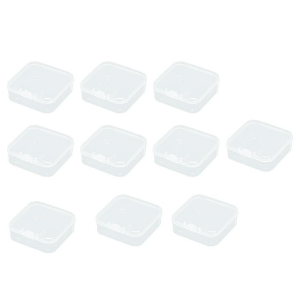 Bearachild Paquete de 10 contenedores apilables, suministros para el hogar, contenedor de plástico, caja de almacenamiento de accesorios para el Almacenamiento y organización del hogar