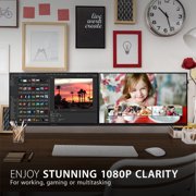 ViewSonic Dual Pack Head-Only 1080p Monitors VA2256-MHD_H2, HDMI DisplayPort and VGA