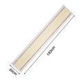 thumbnail image 3 of Table for Home Decor with Tassels 72 Inches Long Farmhouse Rustic Table Runner Cream & Brown Macrame Burlap Fall Table Decoration for Living Room Bridal Shower (12x72 Inches), 3 of 5