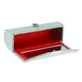 thumbnail image 3 of Leather Case Holder Storage Box With Mirror For Purse - Greyish-green, as described, 3 of 7