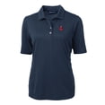thumbnail image 2 of Women's Cutter & Buck  Navy Boston Red Sox DryTec Virtue Eco Pique Recycled Polo, 2 of 3