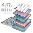 thumbnail image 2 of Juego de lápices de colores metálicos de 56 piezas con lápiz de grafito y estuche, 2 of 3