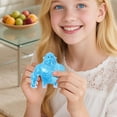 thumbnail image 6 of Gel Stress Balls Cute Gorilla Shape Design Decompression Doll Sweet Color Starry Glitter Stretchy Elastic Body Hand Exercise for Home Desk, 6 of 7