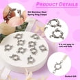 thumbnail image 4 of U8MO 10pcs 304 Stainless Steel Spring Ring Clasps Close Ring Jewelry Making 23x14mm, 4 of 7