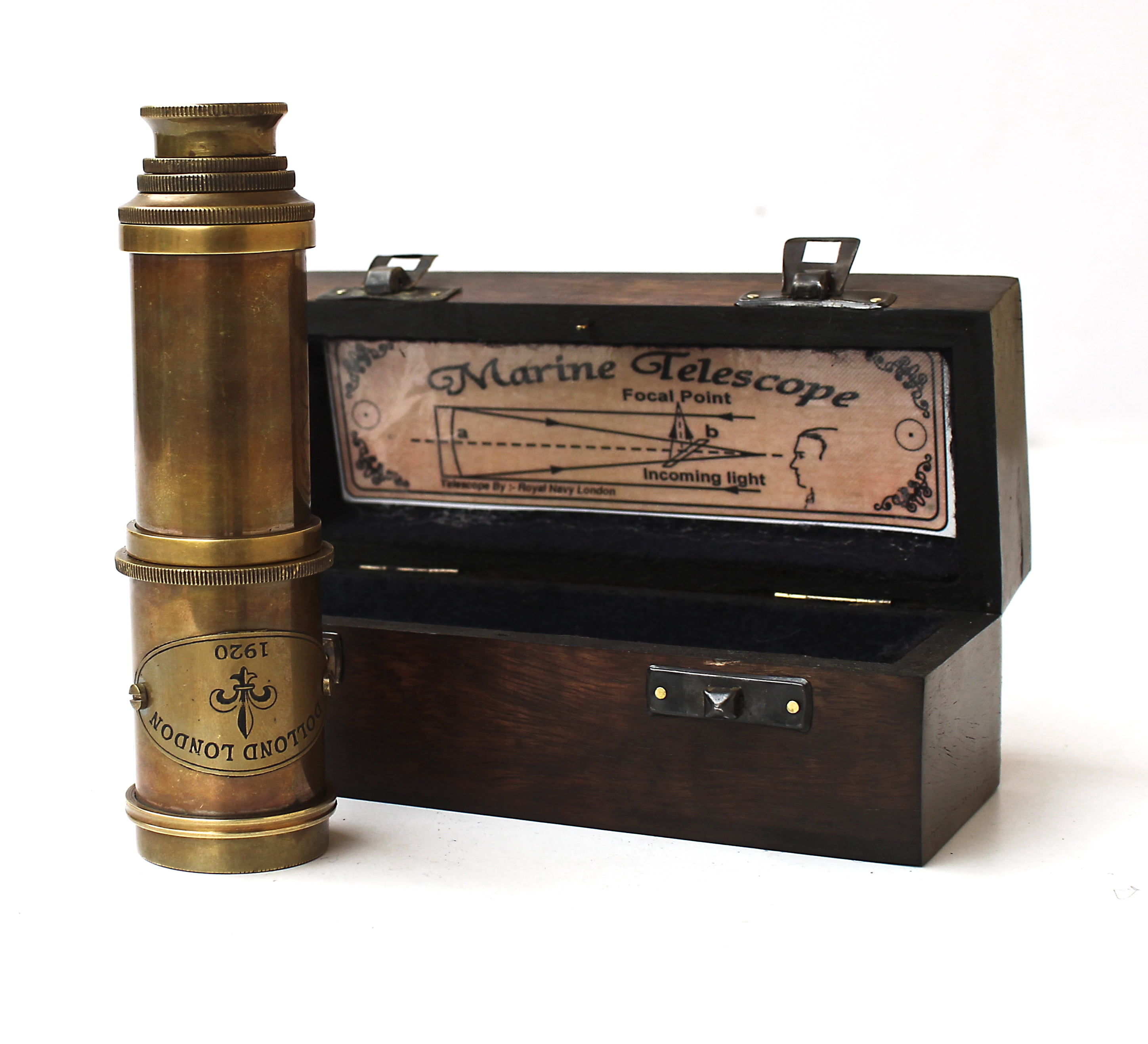 ◇アンティーク航海望遠鏡・DOLLOND LONDON・1920・MARINE TELESCPE 