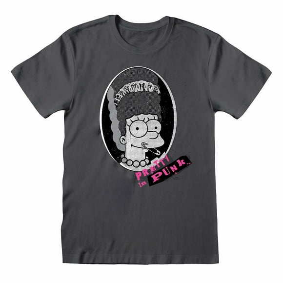 The Simpsons  Adult Pretty In Punk Marge Simpson T-Shirt
