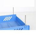 thumbnail image 4 of Étagère à Fichiers à Quatre Niveaux Plateau de Rangement en Plastique 4 Compartiments Vert, 4 of 6