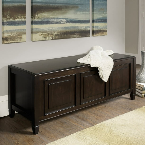 Simpli Home Connaught Storage Bench Trunk Simpli Home Connaught Storage Bench Trunk