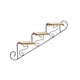 thumbnail image 1 of Estantería decorativa para escaleras, soporte para plantas, multifunción, retro, flotante, para pared Hacia abajo, 1 of 6