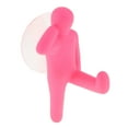 thumbnail image 1 of Toallero de baño Sunnimix ganchos modernos de suspensión del tenedor de toal Rosado 8.5x4cm, 1 of 6