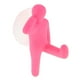 thumbnail image 1 of Toallero con ventosa para baño y cocina con ganchos Rosado, 1 of 6