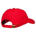 thumbnail image 4 of North Carolina State Flag Map Embroidered Unstructured Washed Cap - Red OSFM, 4 of 5