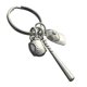 thumbnail image 5 of BESTYASH Llavero De Béisbol De Metal Plateado Con Y Para Y Regalo, 5 of 8