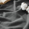 thumbnail image 1 of Manta Bedsure, 100% algodón, tamaño king, 275 x 230 cm, gris oscuro, 1 of 6