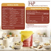 Healthy Living Proteins Multi Collagen Peptides Powder, Vanilla, 1lb